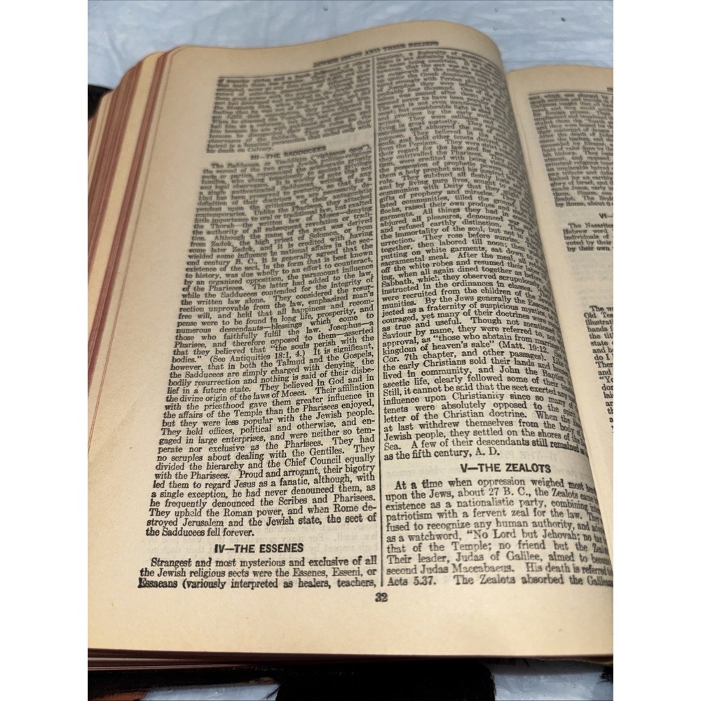 Vintage 1938 World Syndicate KJV Holy Bible Red Letter Edition Maps Study - Picture 14 of 16
